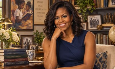 Frase do dia de Michelle Obama: "Não há limite para o que nós, mulheres, podemos realizar." Uma reflexão sobre ambição feminina, representatividade e coragem para ocupar espaços de poder