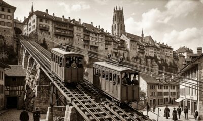Em 1899, uma ferrovia começou a usar cerca de 2.700 litros de água residual como contrapeso para transportar passageiros sem gastar combustível ou eletricidade