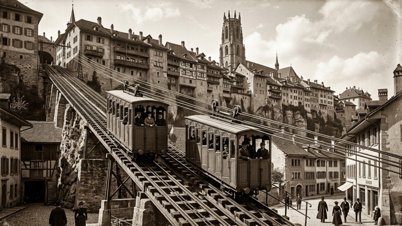 Em 1899, uma ferrovia começou a usar cerca de 2.700 litros de água residual como contrapeso para transportar passageiros sem gastar combustível ou eletricidade