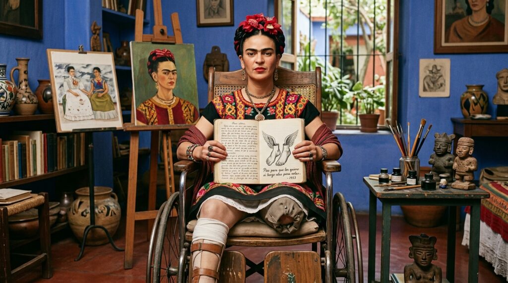 Frida Kahlo, em seu diário: "Pés, para que os quero, se tenho asas para voar?" Uma reflexão sobre liberdade escrita depois da amputação