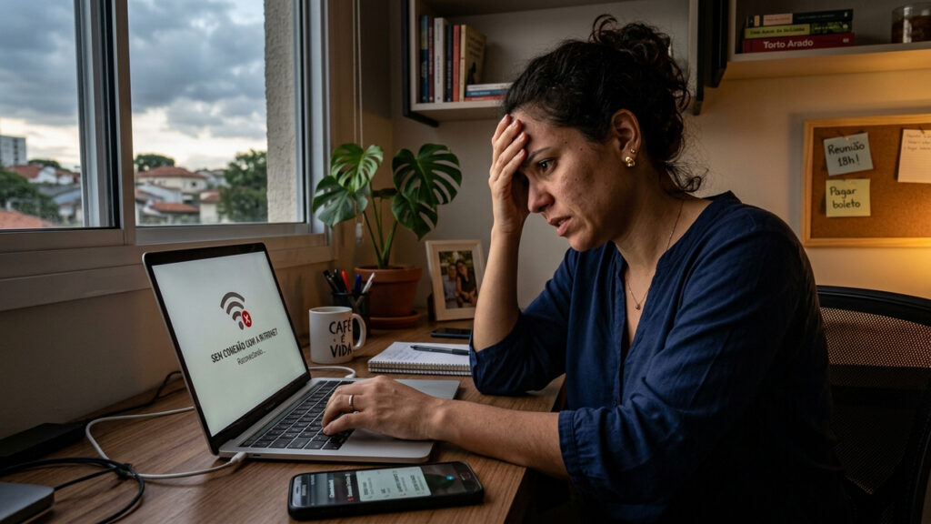 Cliente home office fica sem sinal por 4 dias, perde contrato de R$ 5 mil e operadora de internet é condenada a ressarcir todo o prejuízo