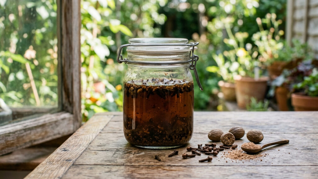Borrifar infusão de cravo com noz-moscada nos troncos: a receita aromática caseira para espantar o besouro-serra-pau das árvores do jardim