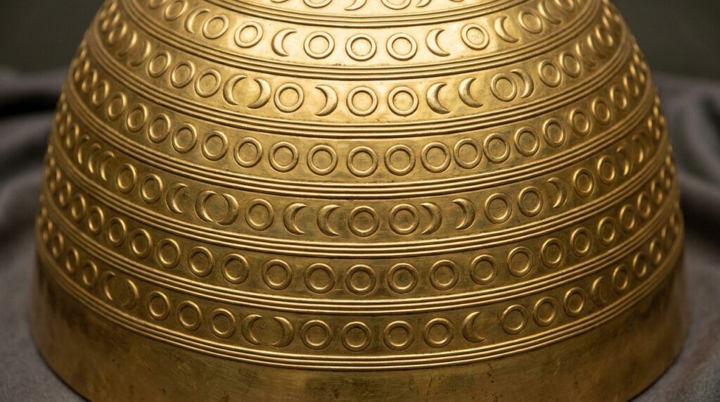 Chapéu dourado de 3.000 anos pode ter ajudado a prever eclipses, mas seu suposto calendário astronômico ainda gera dúvidas