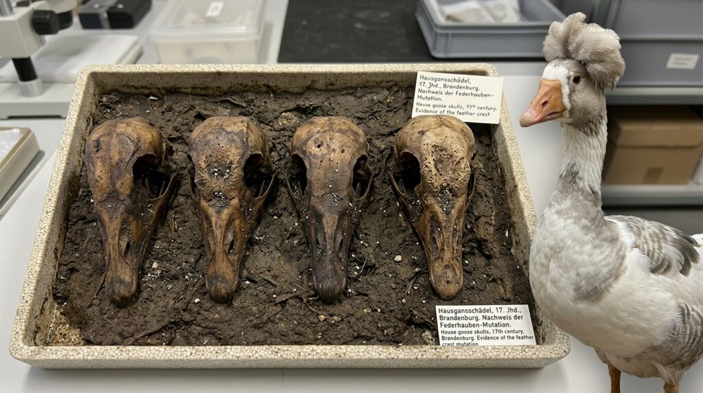 Arqueólogos encontram quatro crânios do século XVII em uma antiga latrina e revelam uma prática de criação seletiva que já valorizava com aparência rara