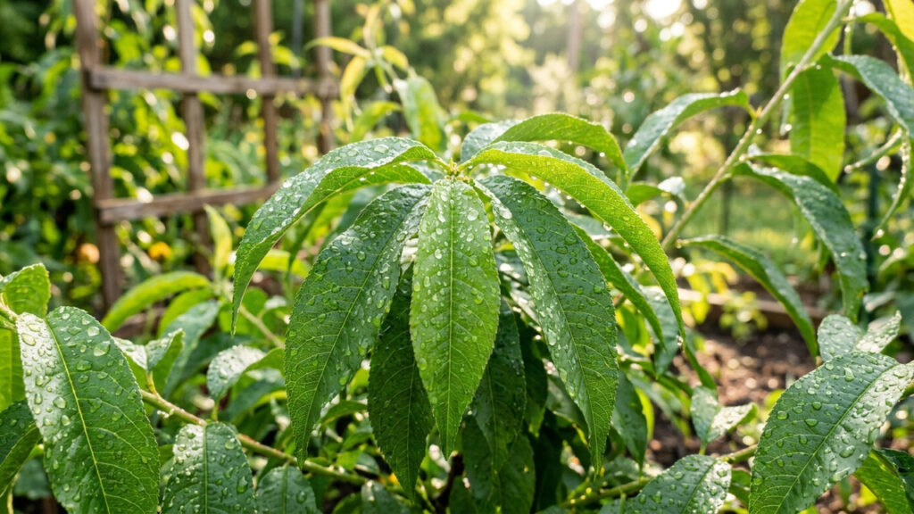 Pulverizar infusão de folhas de pessegueiro na horta: como a toxina natural atua para repelir e paralisar o ataque severo de lagartas nas folhagens