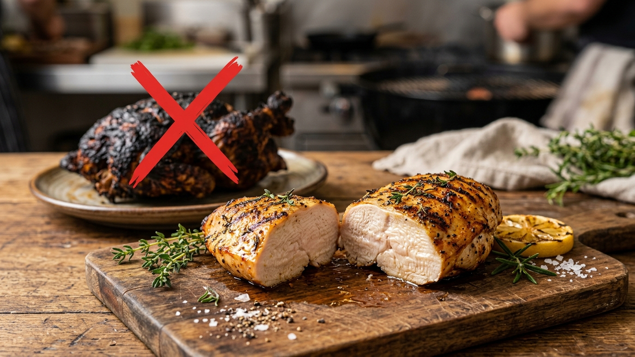 Sem carne ressecada, nem borrachenta: o truque simples da salmoura rápida de 15 minutos para fazer peito de frango grelhado macio e suculento