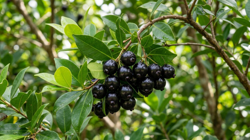Adeus, pitanga: essa fruta nativa de cor escura nasce direto no tronco da árvore e tem uma polpa suculenta muito doce no quintal