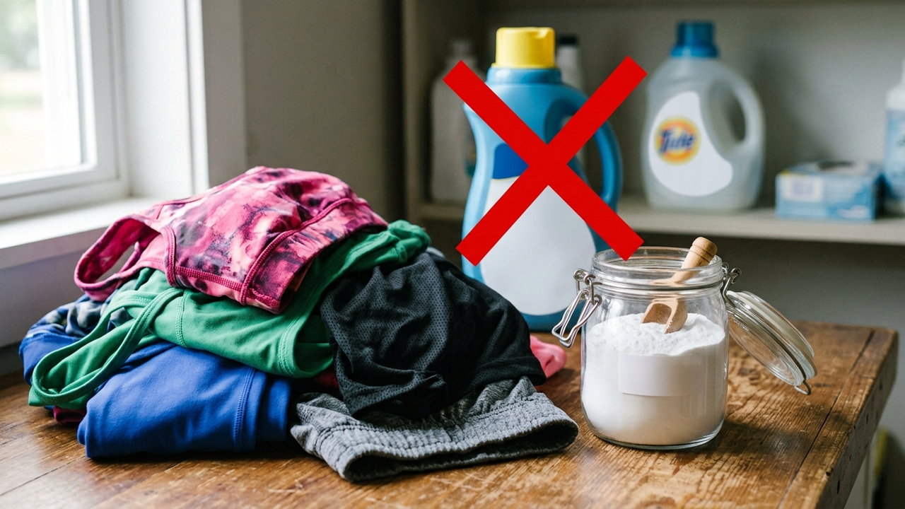 Sem amaciar com químicos, nem estragar o tecido: a melhor forma de tirar cheiro de suor de roupas de ginástica usando bicarbonato de sódio