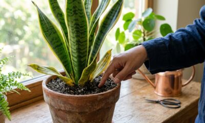 Espada-de-são-jorge na primavera: o que fazer agora para a planta não amarelar, e os erros de rega que matam as folhas em poucas semanas