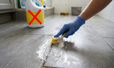 Sem danificar o acabamento fosco, nem usar cloro: a melhor forma de clarear rejuntes de porcelanato acetinado com detergente e bicarbonato