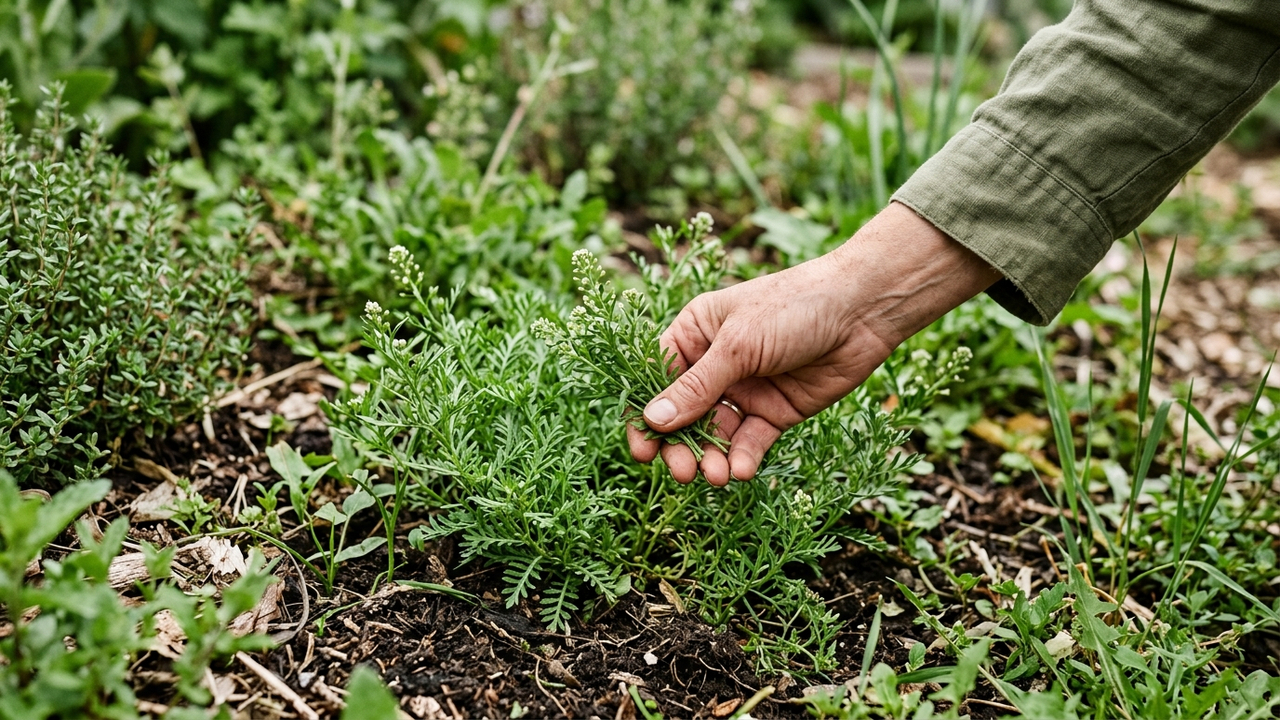 Cultivo de mentruz no quintal: a planta rústica de sabor picante para temperos caseiros que atua no controle biológico de pragas do solo