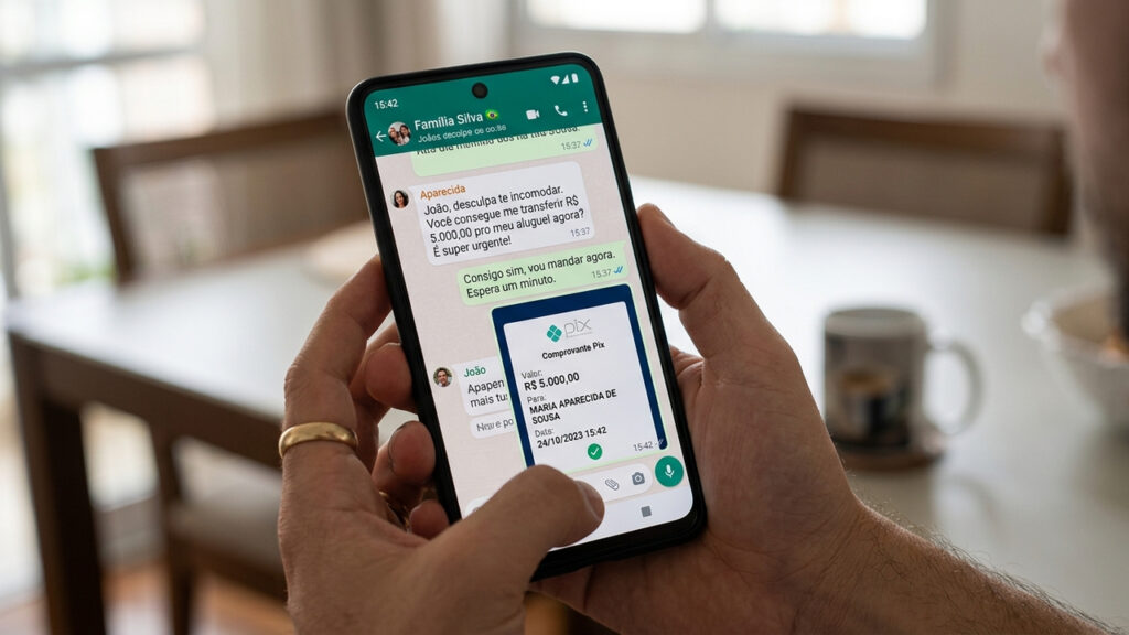Amigo transfere R$ 5 mil após golpe de WhatsApp clonado e Justiça condena operadora de celular a reembolsar todo o valor por falha de segurança
