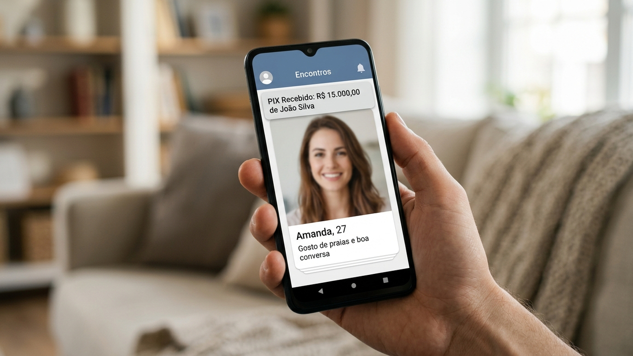 Golpista aplica golpe de R$ 15 mil em app de namoro após denúncias de perfil falso ignoradas e plataforma é punida com multa de R$ 25 mil