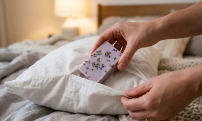 Colocar sabonete de lavanda dentro da fronha do travesseiro: o truque aromático simples que acalma o sistema nervoso e alivia a ansiedade noturna