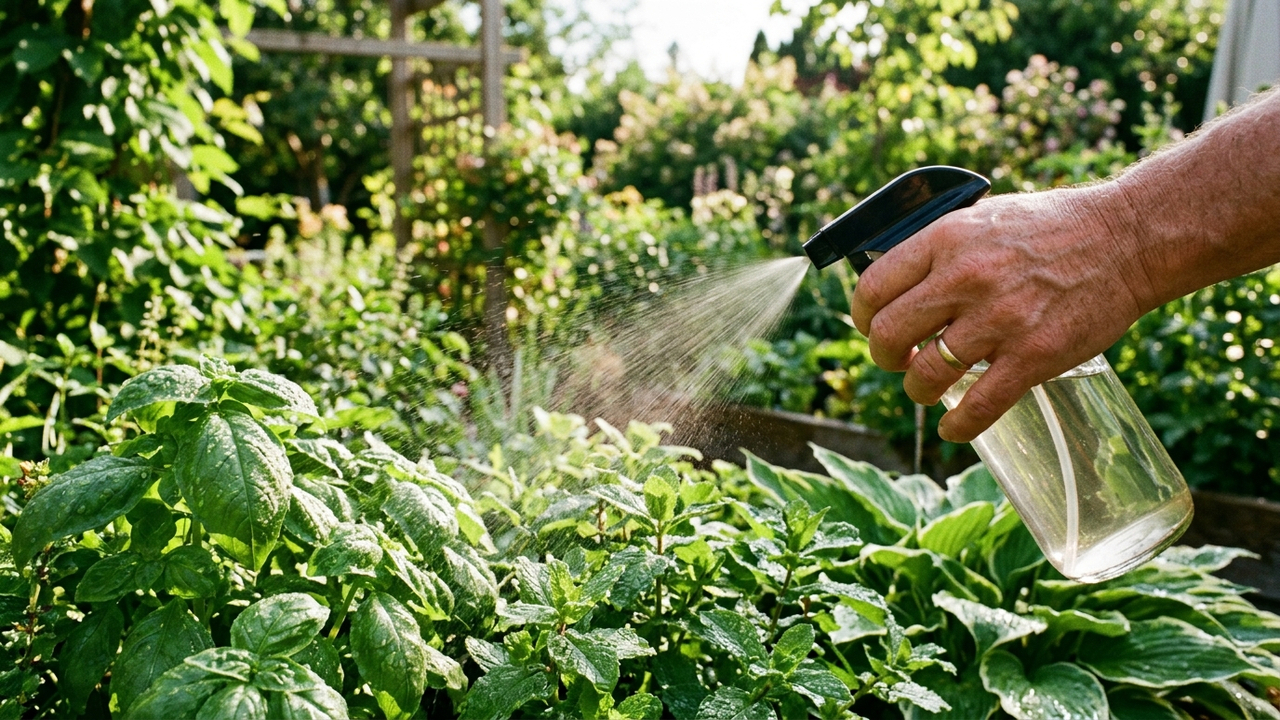 Borrifar chá concentrado de folhas de goiabeira e pitangueira nas plantas: a infusão rica em taninos naturais que combate e previne o mofo foliar