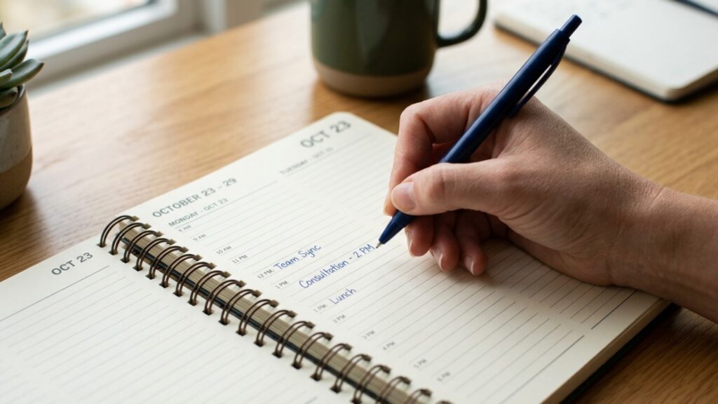 Segundo a psicologia, quem prefere agenda de papel ao calendário do celular pode apresentar mais atenção, organização e cuidado ao processar informações