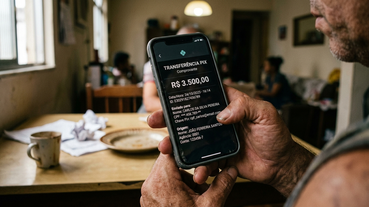 Cliente faz Pix de R$ 3.500 por engano, recebedor gasta todo o dinheiro recusando estorno e Justiça bloqueia contas para cobrar em dobro