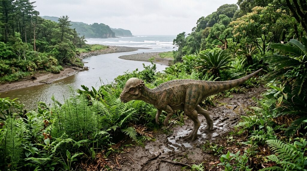 Fóssil esquecido por 27 anos finalmente é identificado como um dinossauro de 3 metros que vivia nas antigas costas do Japão