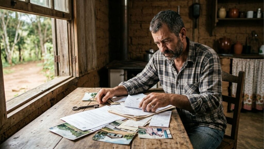 Homem administra sítio da família por 15 anos, investe R$ 130 mil em melhorias e cria gado no local, mas ao pedir usucapião descobre que o consentimento dos parentes pode afastar o animus domini exigido por lei