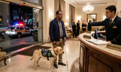Hotel de luxo impede entrada de cão-guia de hóspede cego, polícia é acionada e estabelecimento é condenado a pagar R$ 30 mil por discriminação