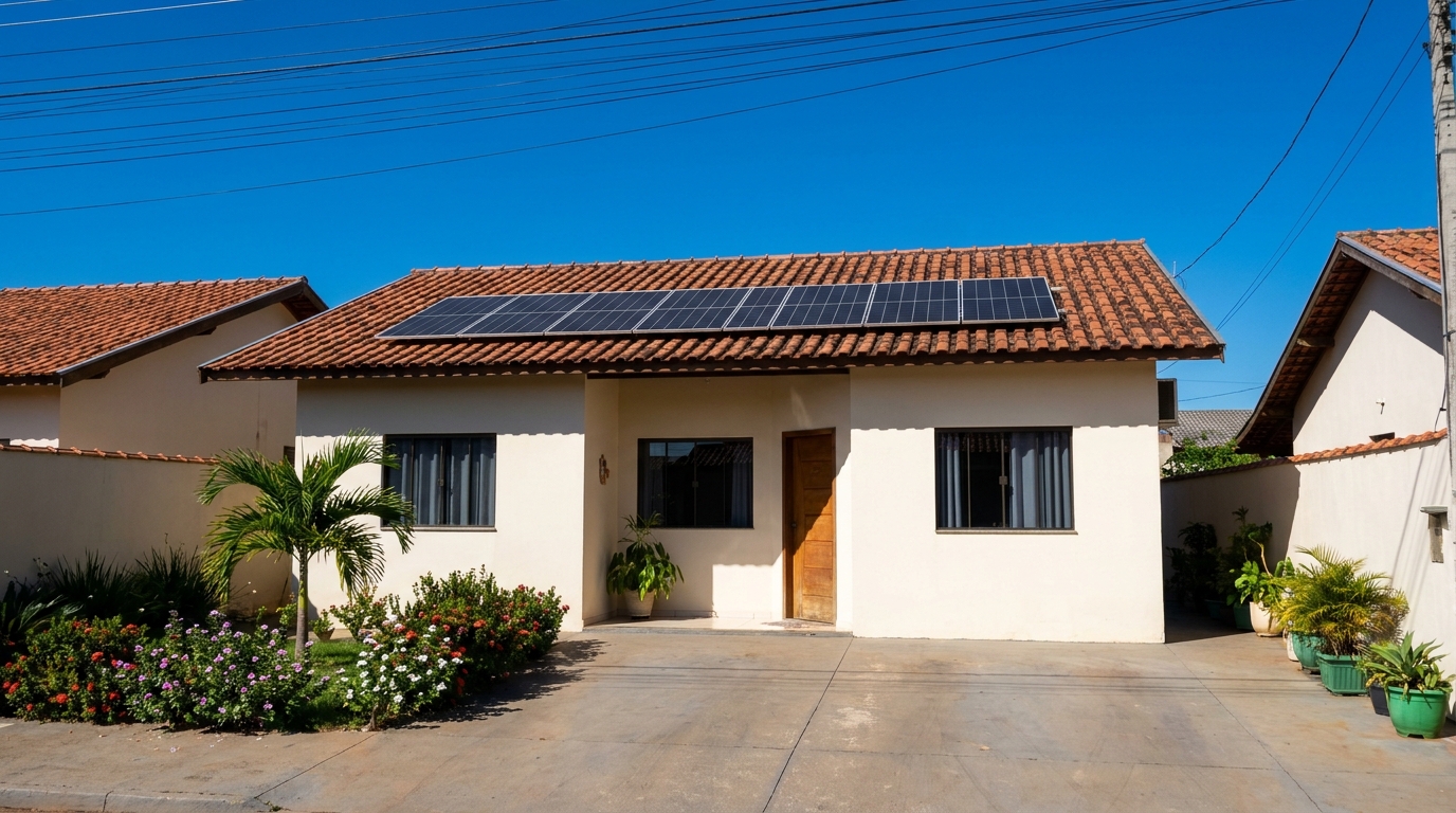 Energia solar em casa de 70 m² pode custar de R$ 18 mil a R$ 35 mil. Entenda quanto economiza e o que faz o retorno variar entre 4 e 8 anos.