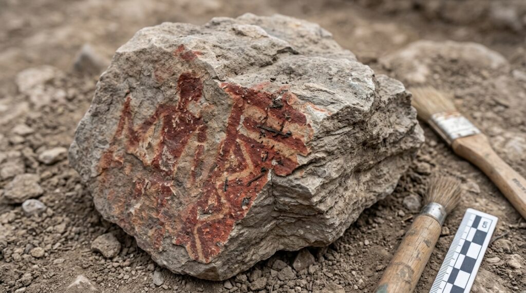 Pinturas rupestres de Huashan preservaram sangue humano por 2.000 anos graças a uma mistura de cal e argila na China