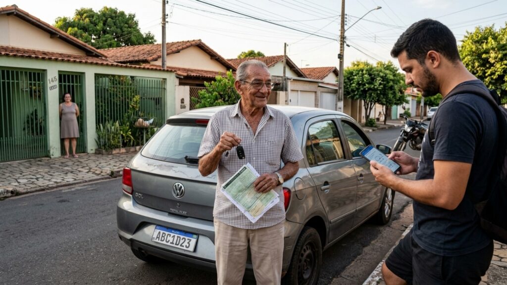 Aposentado compra carro usado de particular e, semanas depois, descobre uma dívida antiga que impede a transferência para seu nome