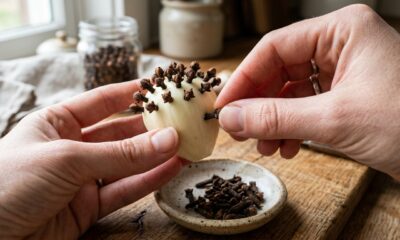 Enfiar cravos-da-índia em um dente de alho e deixar na cozinha: para que serve e por que é recomendado para resolver um problema desagradável