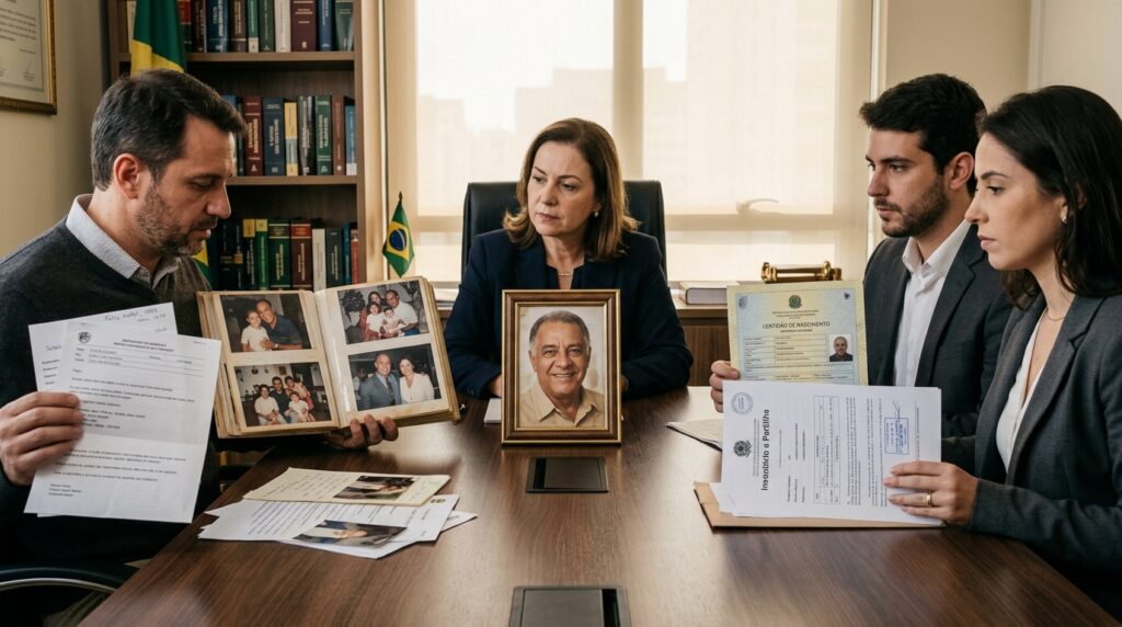 Enteado foi criado como filho por 30 anos, chamava o padrasto de pai, e agora exige parte da herança, já que nunca foi formalmente adotado e os filhos biológicos querem excluí-lo da partilha