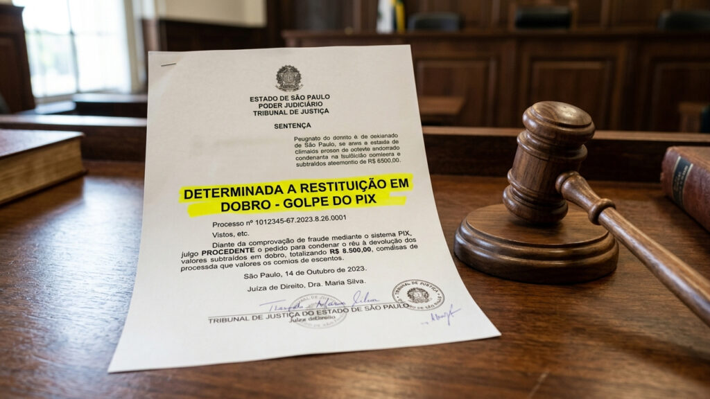 Banco nega estorno de Pix de R$ 8 mil após golpe da falsa central telefônica e juiz obriga instituição financeira a devolver valor em dobro