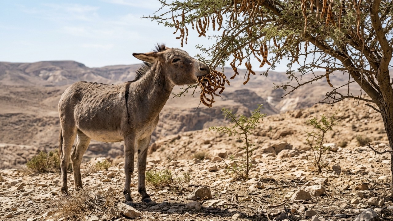 Em 1982, Israel soltou 28 jumentos selvagens no deserto e, 44 anos depois, eles ajudaram a criar um verdadeiro oásis em um dos lugares mais extremos da Terra