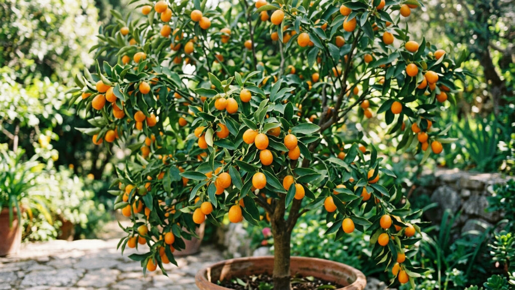 Essa frutífera compacta é perfeita para varandas de apartamento: ela produz minifrutas crocantes com sabor doce e refrescante de limonada