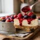 Cheesecake de frutas vermelhas sem forno: receita rápida e fácil para qualquer ocasião