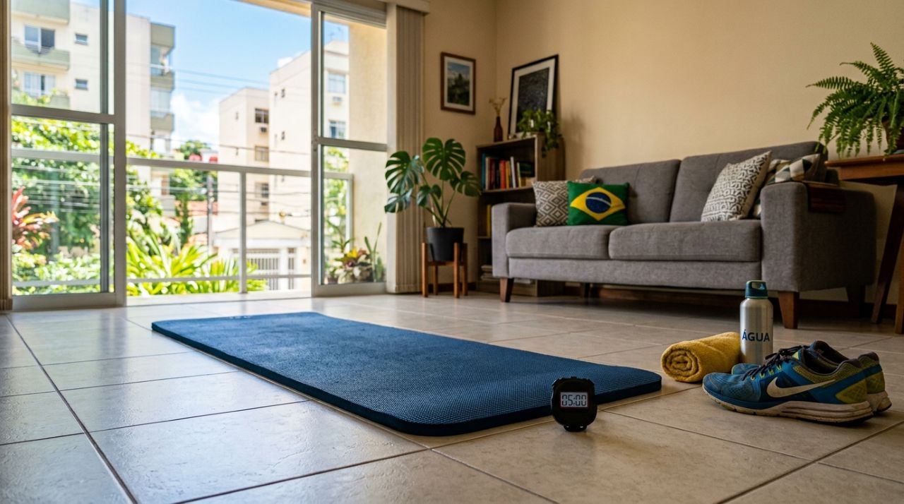 Cardio HIIT de 5 minutos com 1 minuto de descanso: treino em casa ajuda a movimentar o corpo inteiro e aumentar o gasto calórico