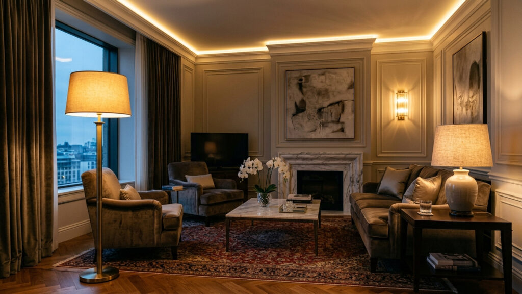 Os 3 modelos de luminárias que transformam qualquer sala simples em um ambiente aconchegante com padrão e sofisticação de hotel 5 estrelas