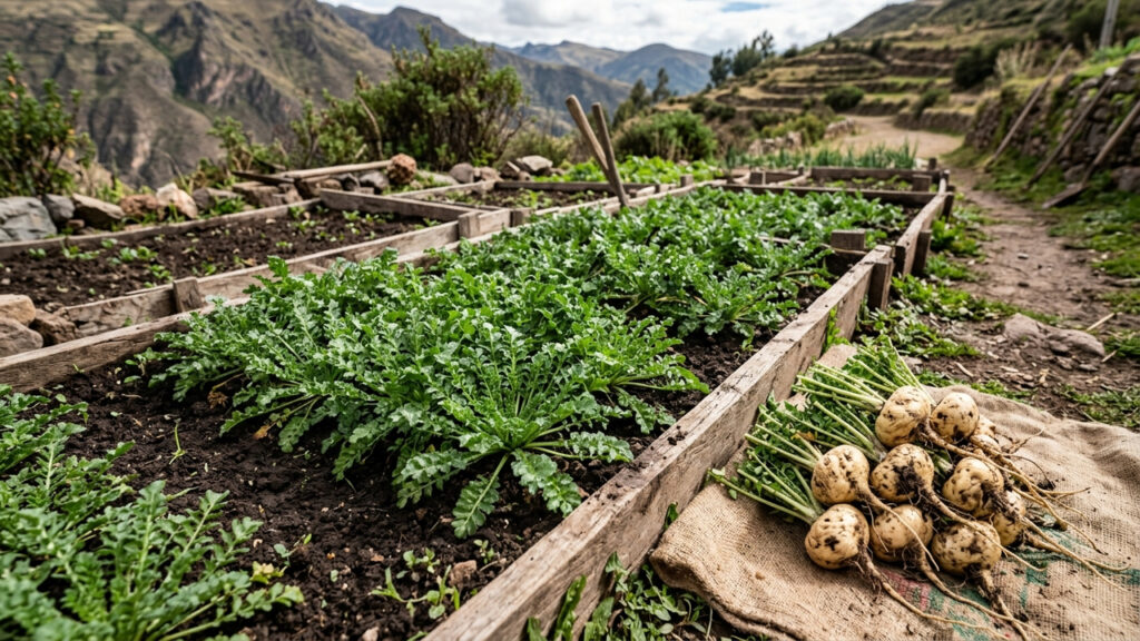Como plantar maca peruana em canteiros rasos: o guia de cultivo para produzir tubérculos com alto poder energético diretamente no quintal de casa