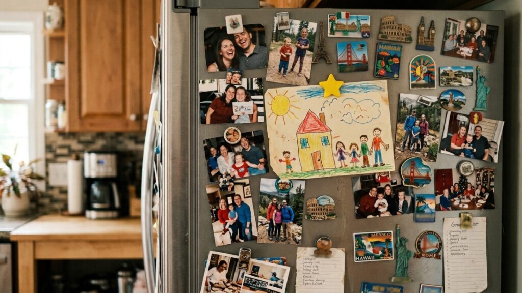 Especialistas em psicologia concordam: “Quem enche a geladeira de ímãs pode não estar apenas decorando a cozinha, mas mantendo lembranças visíveis que ajudam a construir a própria identidade”