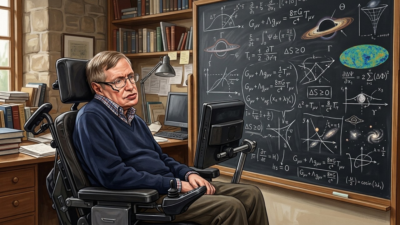 Frase de Stephen Hawking sobre conhecimento: “O maior inimigo do conhecimento não é a ignorância, mas a ilusão do conhecimento.” Uma reflexão sobre o perigo de acreditar que já sabemos tudo