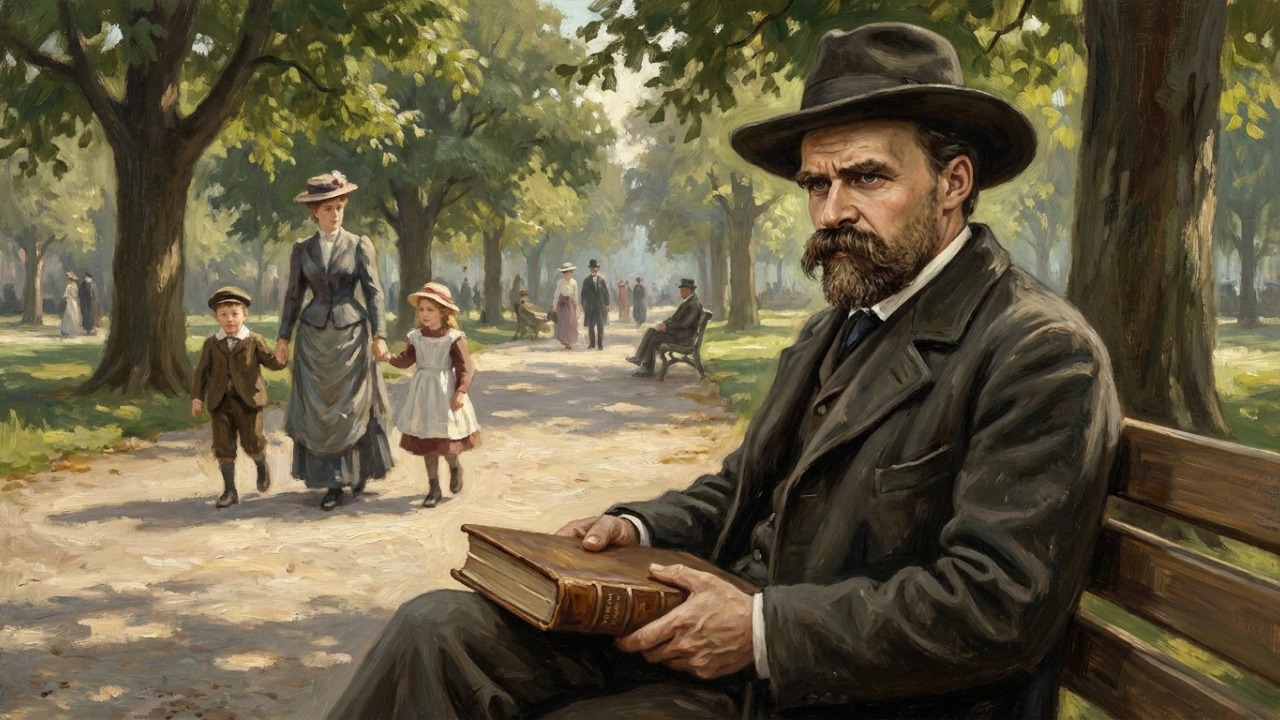 Frase de Friedrich Nietzsche, filósofo alemão: “Nós amamos a vida não porque estamos acostumados a viver, mas porque estamos acostumados a amar.” Uma reflexão sobre aquilo que nos mantém de pé