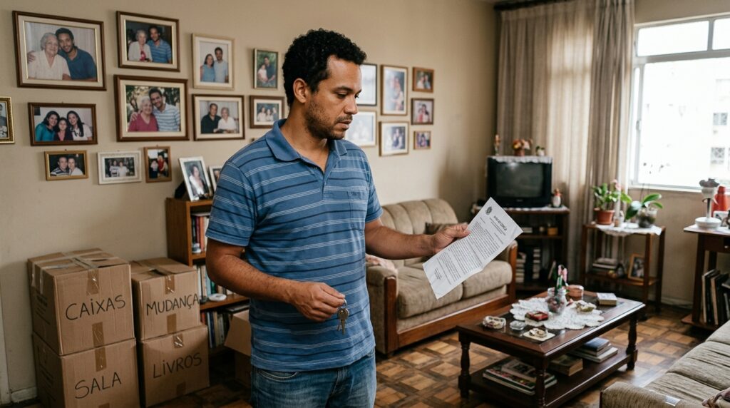 Neto mora de favor no apartamento da avó por 14 anos, cuida de tudo e paga o condomínio, mas na morte dela é notificado a desocupar em 30 dias porque o comodato verbal não gera direito de ficar