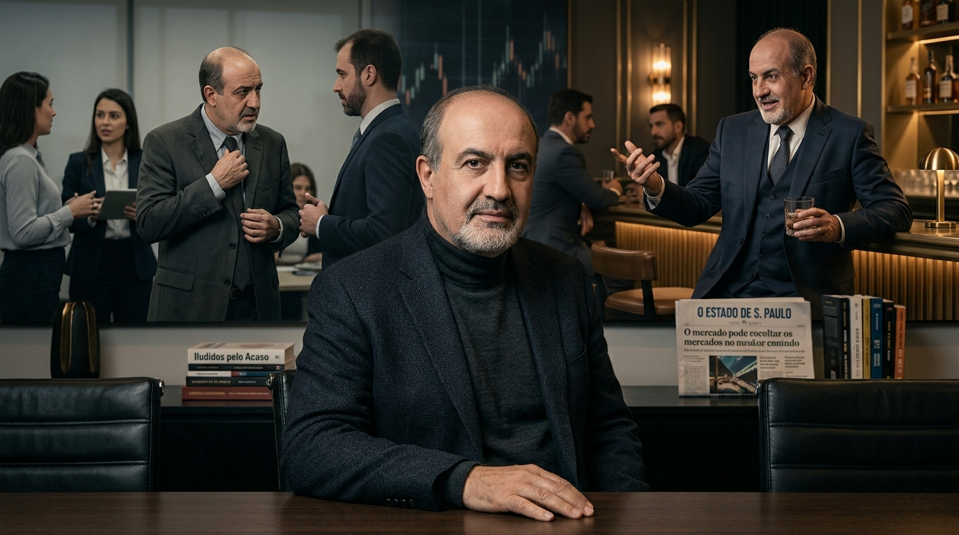 Nassim Nicholas Taleb, filósofo (65 anos), sobre riqueza: "Você nunca saberá com certeza se uma pessoa é idiota até que ela fique rica."
