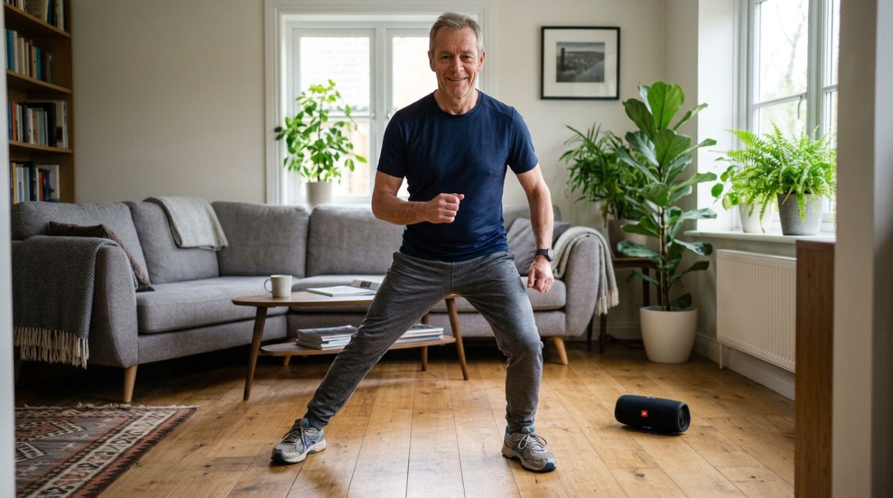 10 minutos de dança sem saltos: por que juntar música, passos e memória pode criar um treino diferente depois dos 70