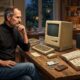 Steve Jobs, fundador da Apple, sobre escolhas: “Você não consegue ligar os pontos olhando para frente.” A reflexão sobre decisões que só fazem sentido depois