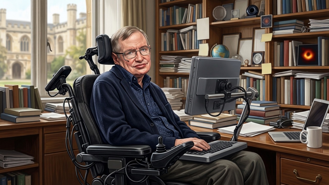 Stephen Hawking sobre a vida: “A vida seria trágica se não fosse divertida.” Uma reflexão sobre como o humor pode ajudar a atravessar momentos difíceis sem perder a perspectiva