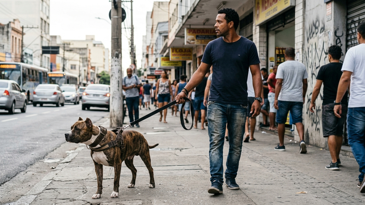 Tutor passeia com pitbull sem focinheira na rua, cão mata poodle de vizinho e dono responde na polícia além de pagar indenização de R$ 8 mil