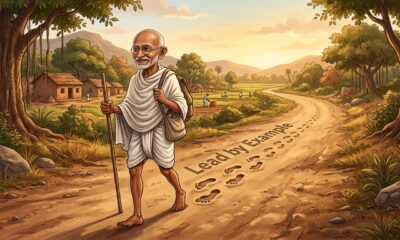Mahatma Gandhi: "Seja a mudança que você deseja ver no mundo."