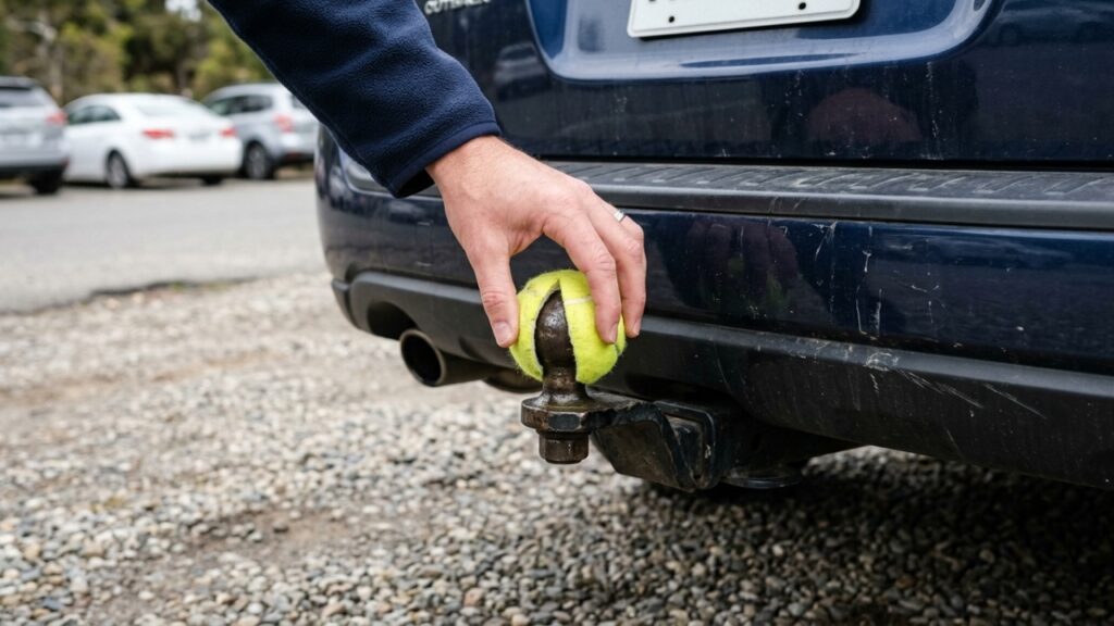 Bola de tênis no engate do carro: para que serve esse truque usado por alguns motoristas e por que ele pode evitar incômodos