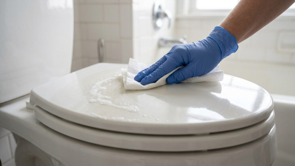 Adeus assento de vaso sanitário amarelado: o truque simples com água oxigenada cremosa volume 30 para clarear o plástico em poucos minutos
