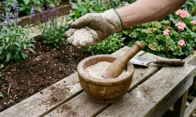 O adubo feito com ossos de frango cozidos e triturados em casa: a fonte rica em fósforo que soluciona o problema de plantas que não florescem