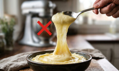 O segredo dos chefs de cozinha para um purê de batatas perfeitamente liso, elástico e aveludado sem a necessidade de usar batedeira